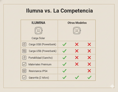 Lampara Solar Recargable
